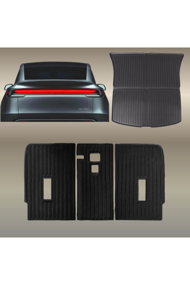 Tesla Model Y JUNİPER Arka Koltuk Koruyucu 3'lü Set +Bagaj Havuzu