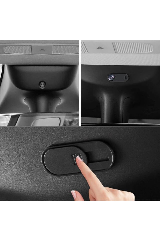 Tesla Model Y/3 /Juniper Kamera Gizlilik Kapağı,Web Kamerası Kapağı Gizlilik Koruyucu (5 Adet)