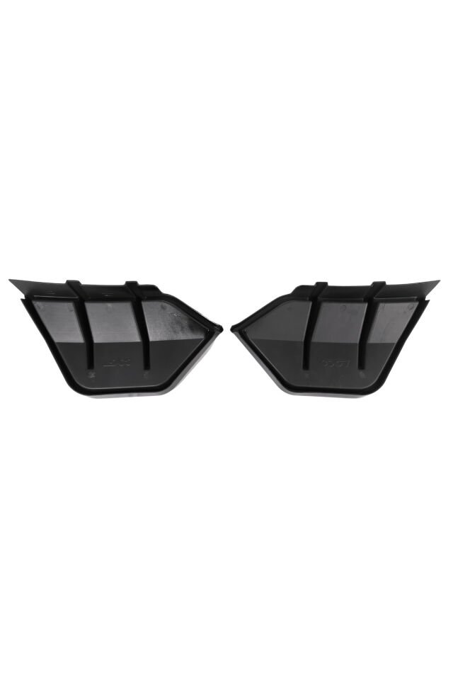 Tesla Model Y Juniper (2025-2026+) Uyumlu Parlak Siyah (Glossy Black) Arka Difüzör Yan Ekleri