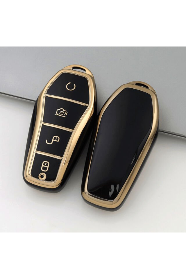 Byd Seallion7/ Seal U/ Sedan / Atto 3/han/dolphin Uyumlu Anahtar Kılıfı Siyah