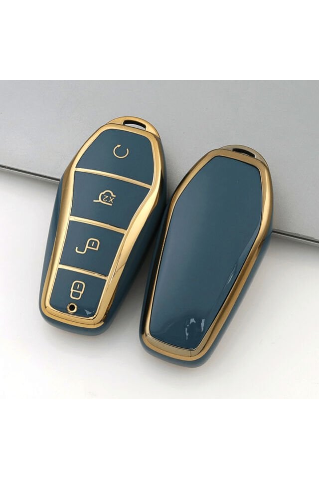 Byd Seallion7/ Seal U/ Sedan / Atto 3/han/dolphin Uyumlu Anahtar Kılıfı Mavi