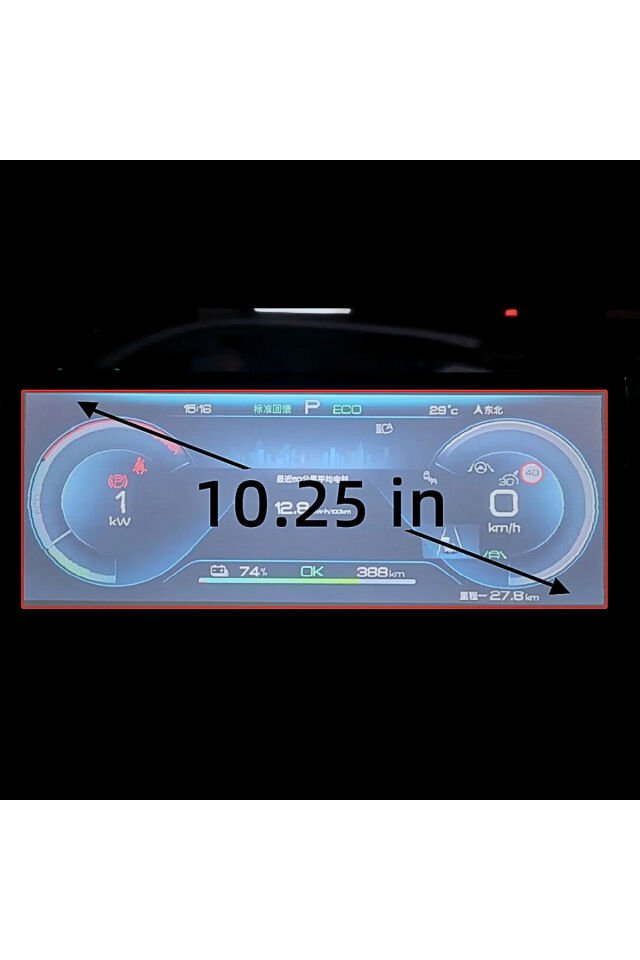 BYD SEAL Sedan 2025+Model 10.25'' +15.6'' Multimedya 9H Premium Ekran Koruyucu 2Li Set
