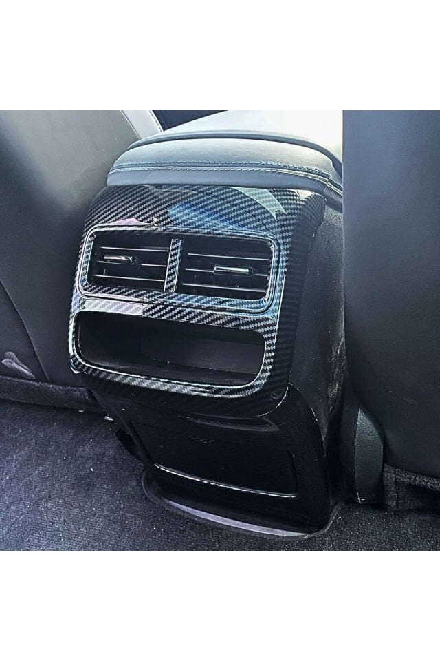 BYD SEAL AWD Karbon Fiber Görünüm Arka Hava Menfezi Kaplama (ABS)
