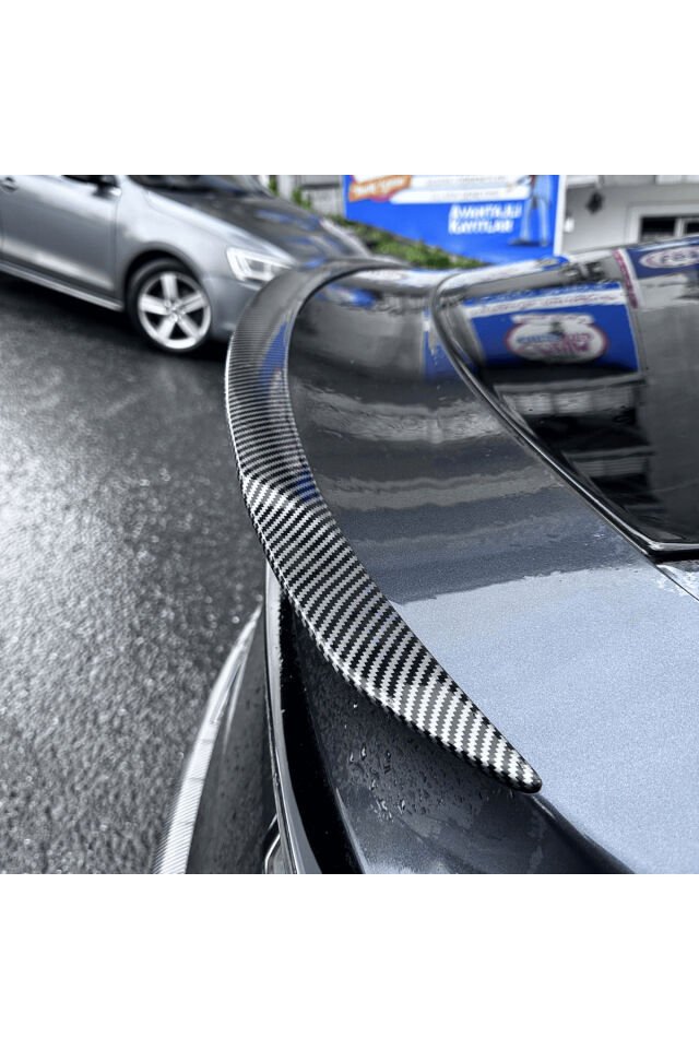 Tesla Model Y Juniper Uyumlu ABS Karbon Fiber Görünümlü Koruma ve Stil Seti (3 Parça)