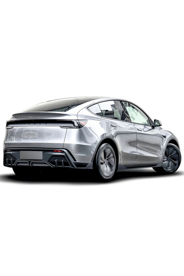 Tesla Juniper (2025-2026+) Arka Bodykit Seti Parlak Siyah