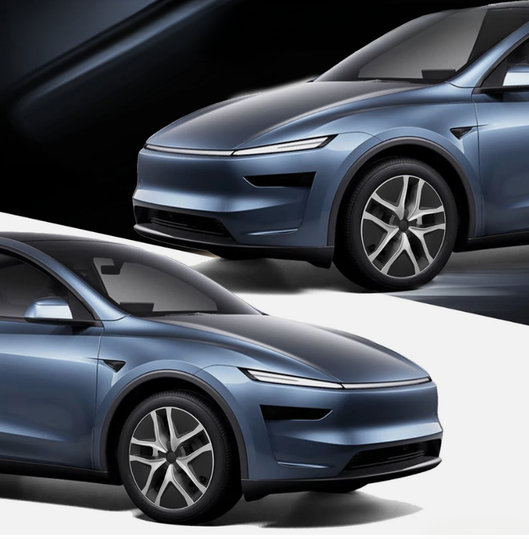 Tesla Model Y Juniper Uyumlu 19 inç Performance Görünüm Jant Kapağı Seti Siyah Gümüş