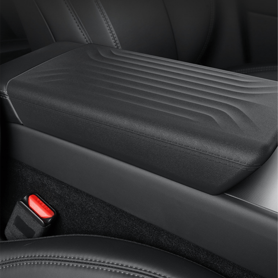 Tesla Model Y Juniper Uyumlu 3D Ergonomik Kol Dayama Koruyucu – Premium Konfor Serisi Siyah