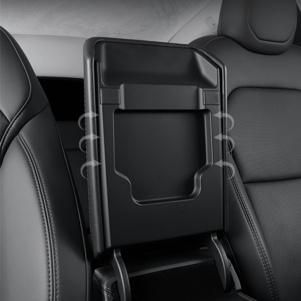 Tesla Model Y Juniper Uyumlu 3D Ergonomik Kol Dayama Koruyucu – Premium Konfor Serisi Siyah