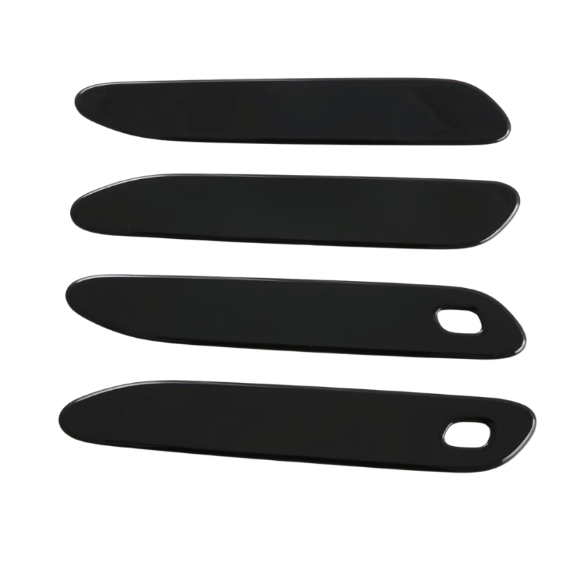 BYD Seallion 7 Uyumlu Dış Kapı Kolu Kaplama Seti 4 Parça (Piano Black / Karbon Fiber) Piano Black