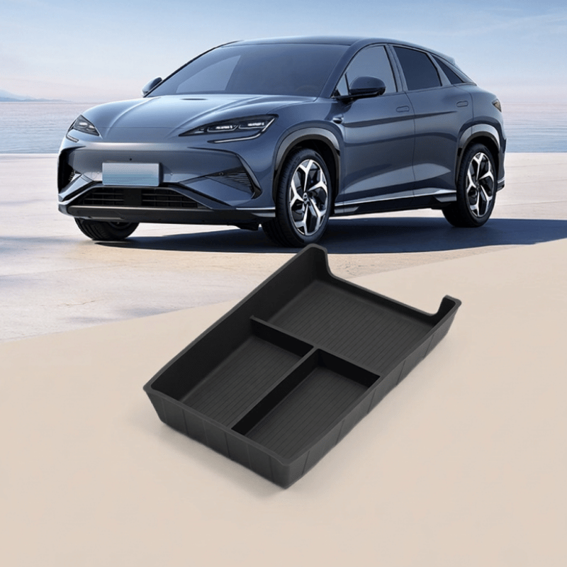 BYD Seallion 7 Uyumlu Orta Konsol Altı Esnek Silikon Saklama Kutusu Organizer